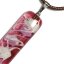 Rectangle glass pendant in burgundy CHIARA P1201
