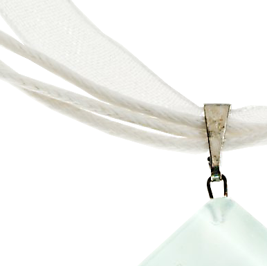 Rhombus glass pendant WHITE OWL P0708