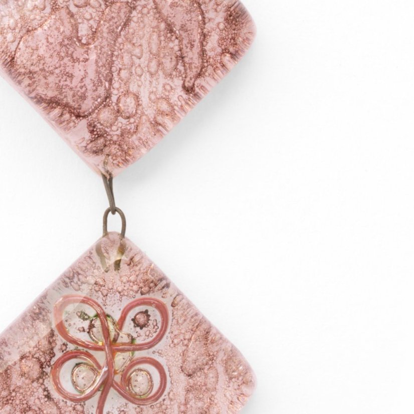 Glass two-piece pendant brown TERRA PD0201