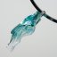 Cut glass jewel turquoise PRV0804