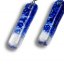 Dark blue glass earrings PARIS SLEV_N_041