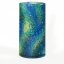 Blue-green glass vase MADEIRA