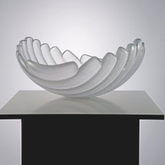 Elegant crystal glass bowl SFÉRA