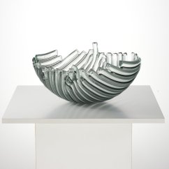 Luksusowa szklana głęboka miska GALEA