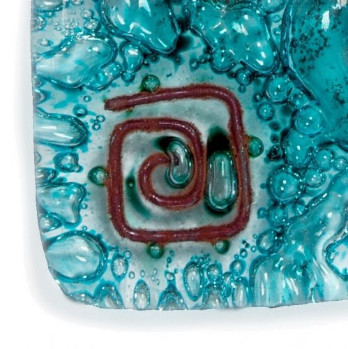 Glass pendant turquoise BLANKYT P0536