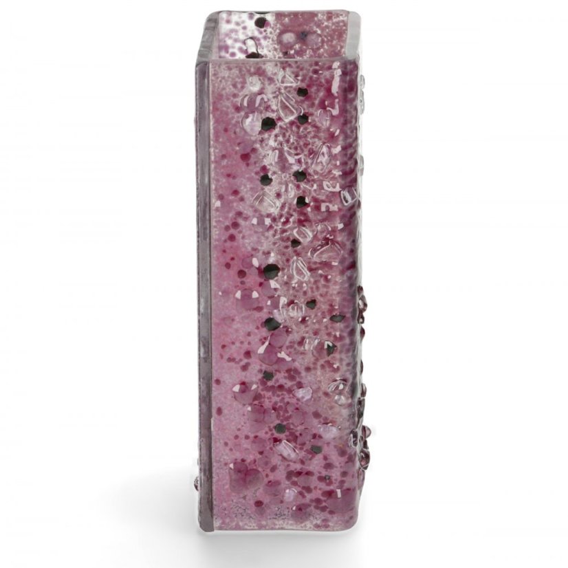 Small turquoise glass vase AMETHYST