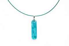 Turquoise glass pendant BLANKYT P0103