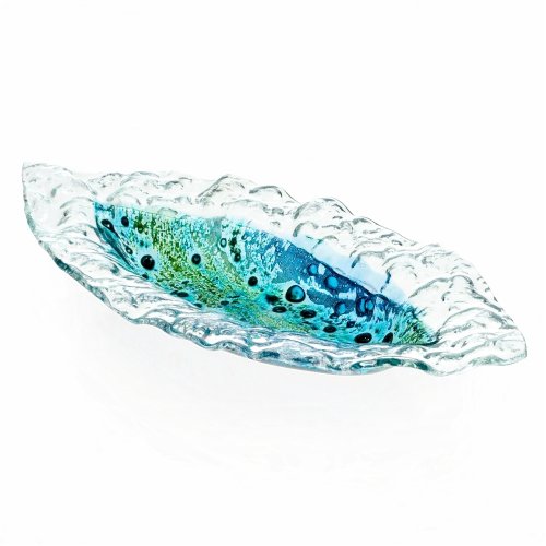 Glass bowl MADEIRA with lace – teardrop