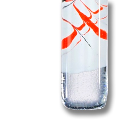 Rectangular glass pendant white CAROLINA P0606