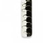 Szklany wisiorek prostokątny czarno-biały LENORE P1710