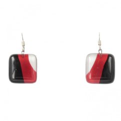 Set of red glass jewelry SOU0905