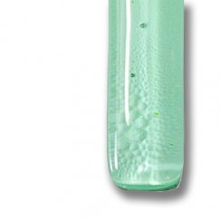 Szklany wisiorek prostokątny zielony P1405