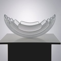 Elegant crystal glass bowl SFÉRA