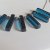 Glass necklace DARKBLUE NH2603