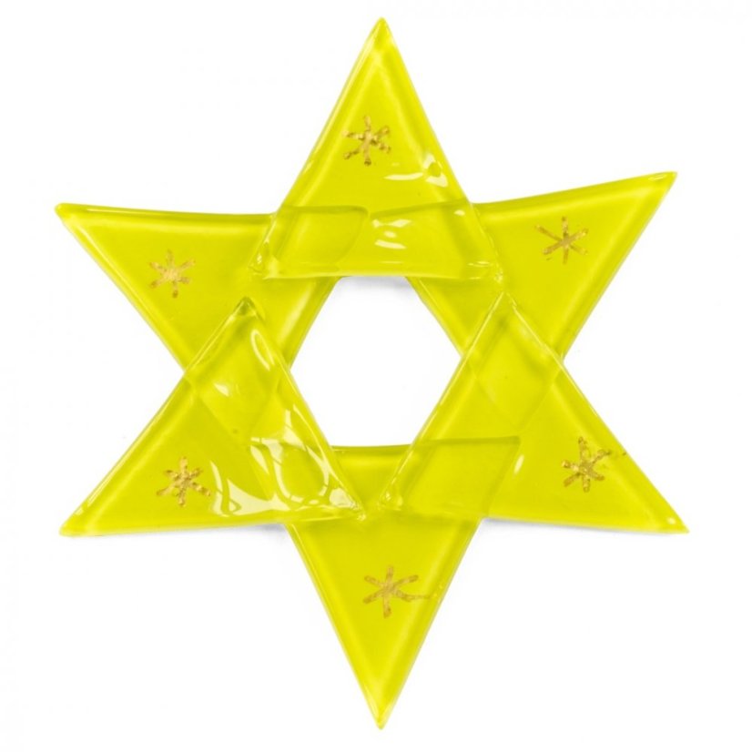 Christmas glass star pastel neon neon yellow