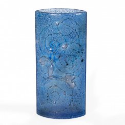 Skleněná váza CELEBRA modrá 02