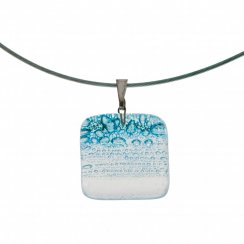 Glass pendant turquoise BLANKYT P0115