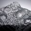 Massive crystal glass bowl THESEA