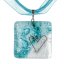 Set glass jewelry turquoise SOU0108