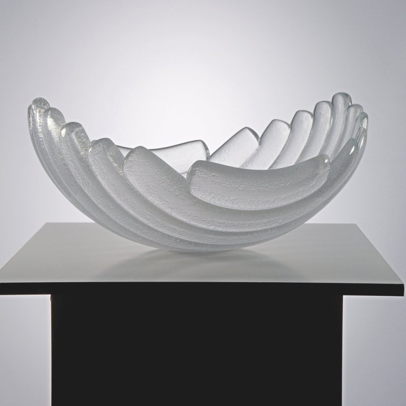 Elegant crystal glass bowl SFÉRA