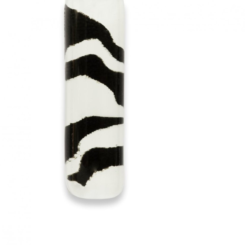 Rectangular glass pendant, black and whiteLENORE P1703