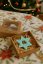 Christmas glass star blue