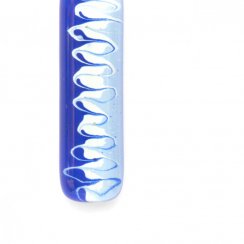 Glass rectangular blue pendant ANNA P1005